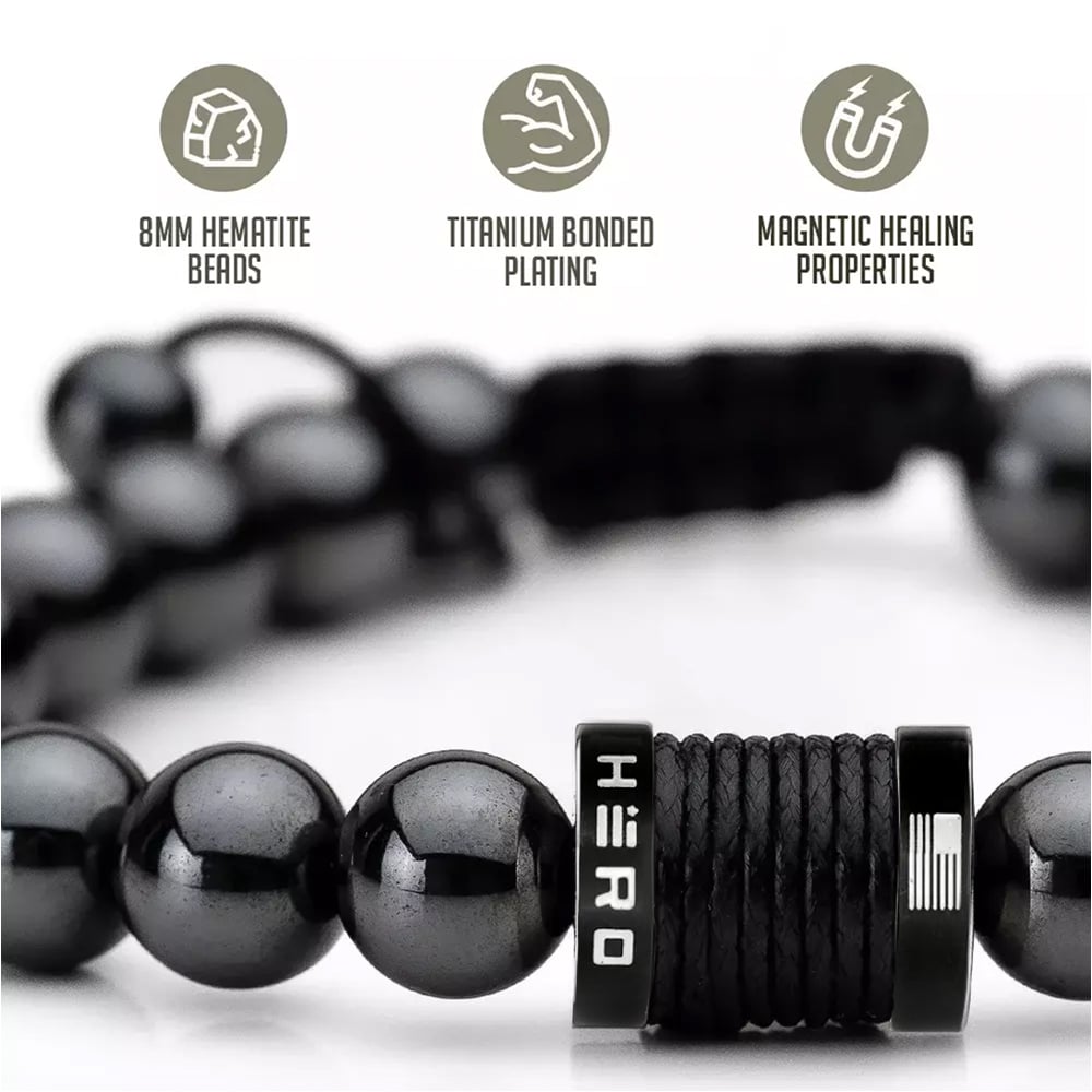 hero magnetic bracelet black redo