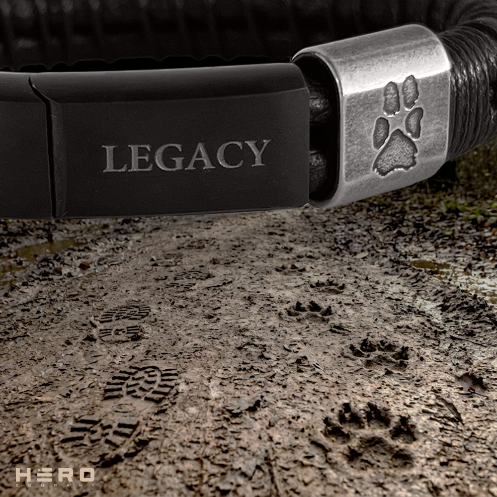 Loyal Friend Morse Code Legacy Urn Bracelet: Helps Pair Veterans With A Service Dog Or Shelter Dog