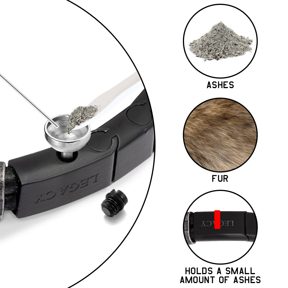 Loyal Friend Morse Code Legacy Urn Bracelet: Helps Pair Veterans With A Service Dog Or Shelter Dog