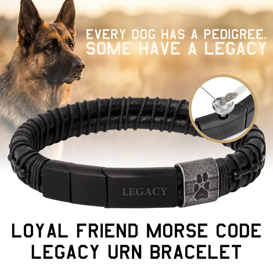 Buy 1 Tee & Get Bracelet at 75% Off -This Shirt Helped A Veteran Get A Service Dog Tee & Loyal Friend Legacy Urn Bracelet