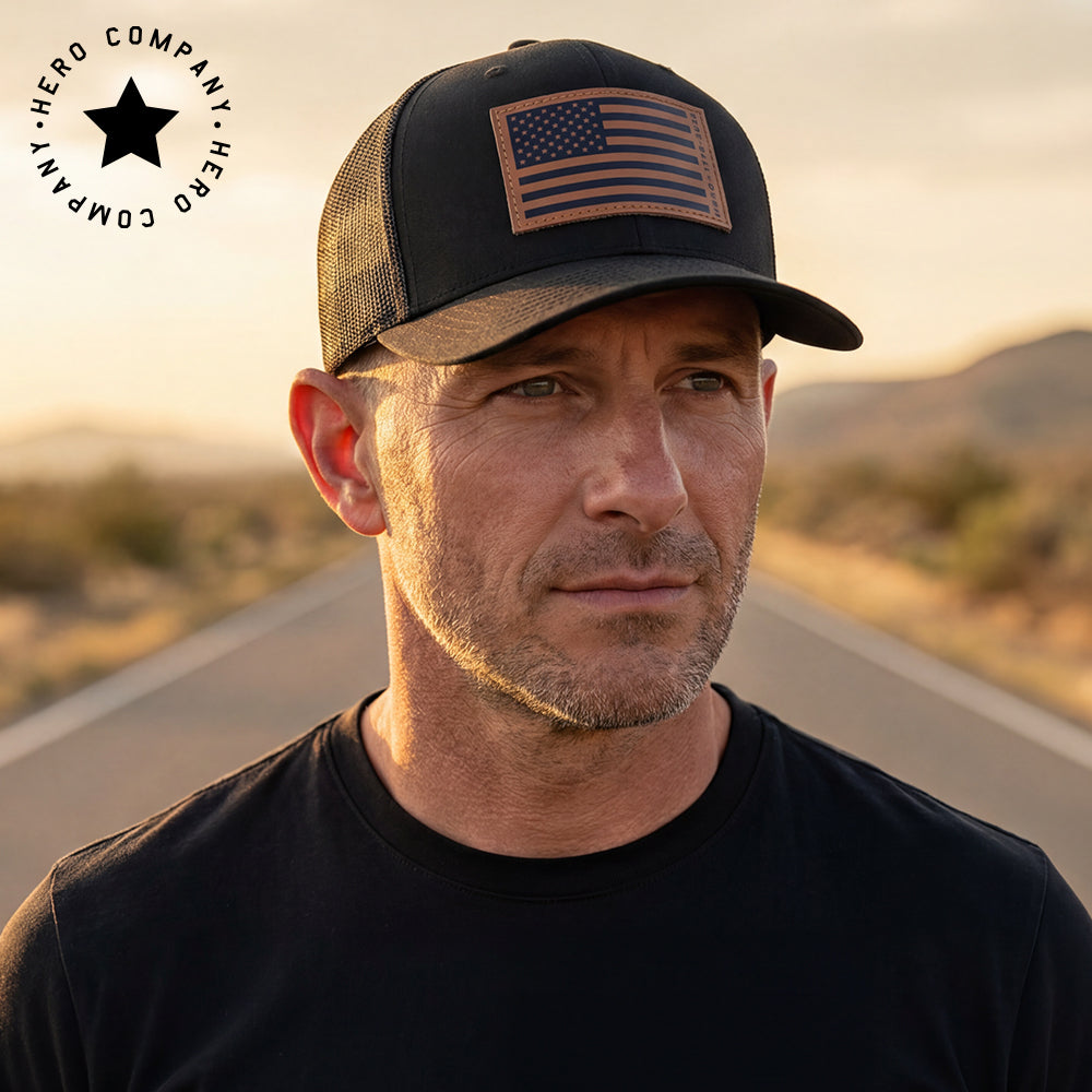 The Hero Company 250th Anniversary 1776-2026 Hat - Helps Pair Veterans With A Service Dog or Shelter Dog