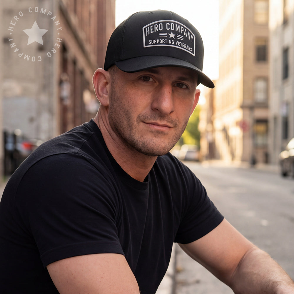 The Hero Company Supporting Veterans Hat - Helps Pair Veterans With A Service Dog or Shelter Dog