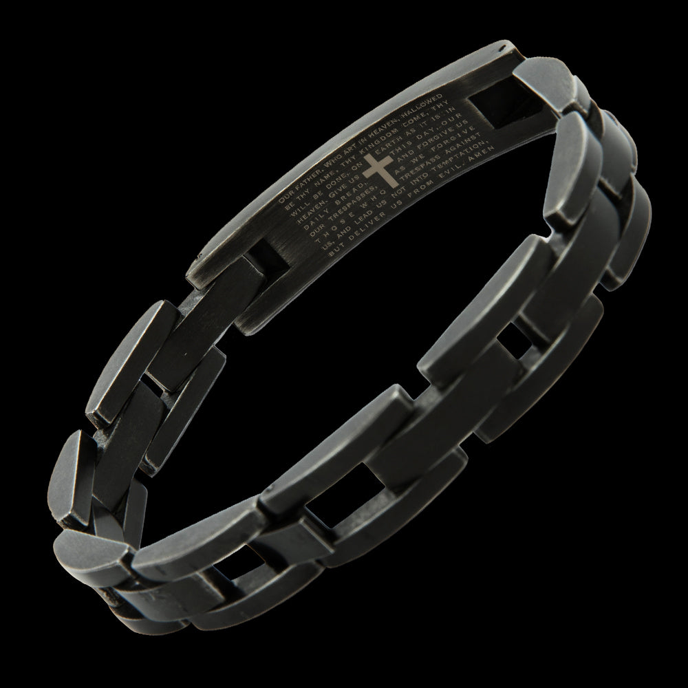 Special Offer! Lord's Prayer Bracelet (Size M-L or L-XL) - Helps Pair Veterans With A Service Dog Or Shelter Dog