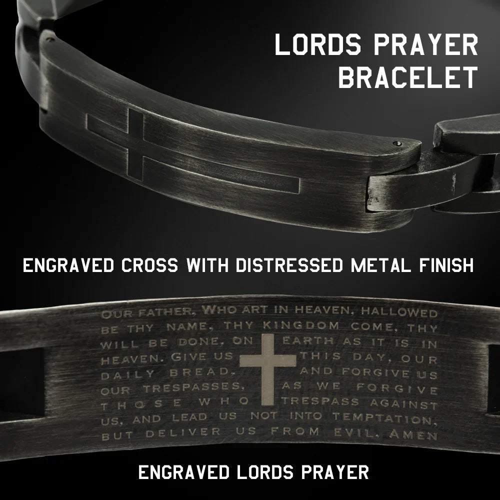 DEAL 33% OFF Lord's Prayer Bracelet (Size L-XL): Helps Pair Veterans With A Service Dog Or Shelter Dog