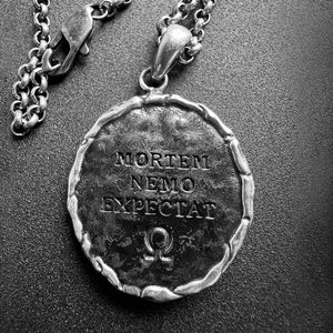 Special Offer! Memento Mori Talisman Medallion Sterling Silver- Helps Pair Veterans With A Service Dog Or Shelter Dog