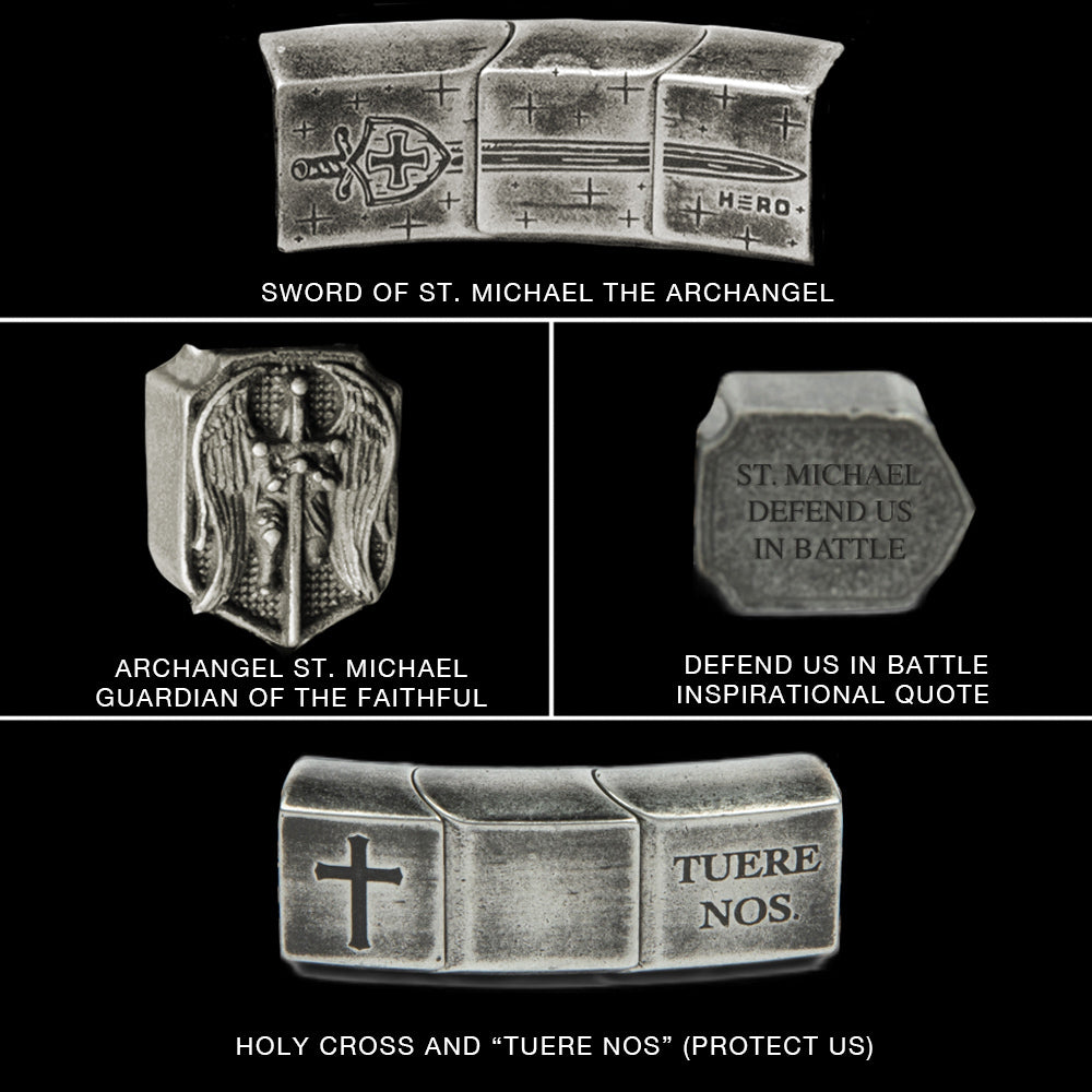 St. Michael Defend Us Bracelet - Helps Pair Veterans With A Service Dog Or Shelter Dog