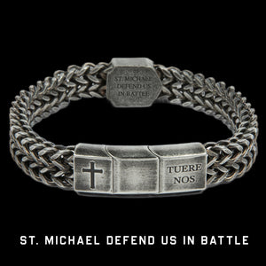 20% OFF Original Price! St. Michaels Bundle-  Men's Saint Michaels Tee and Bracelet: Helps Pair Veterans With A Service Dog or Shelter Dog