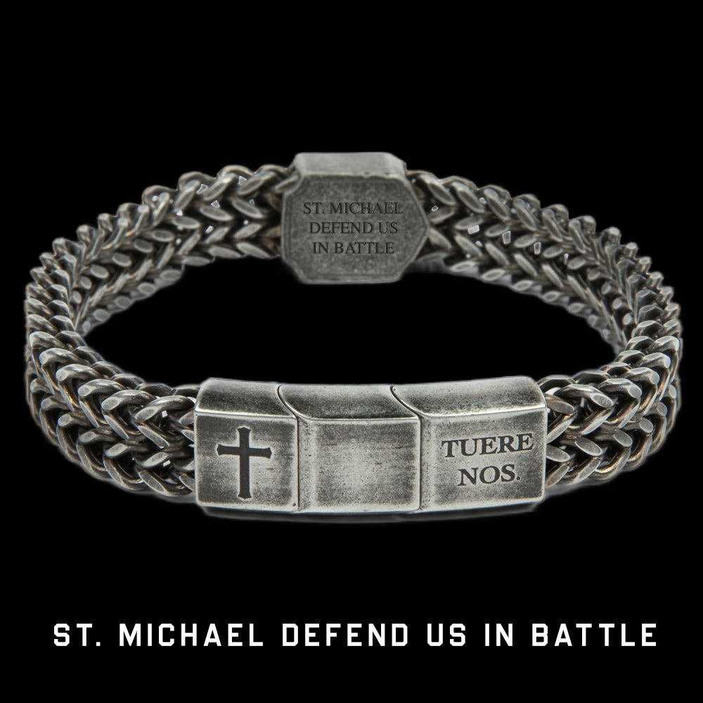 Special Offer! St. Michael Defend Us Bracelet - Helps Pair Veterans With A Service Dog Or Shelter Dog