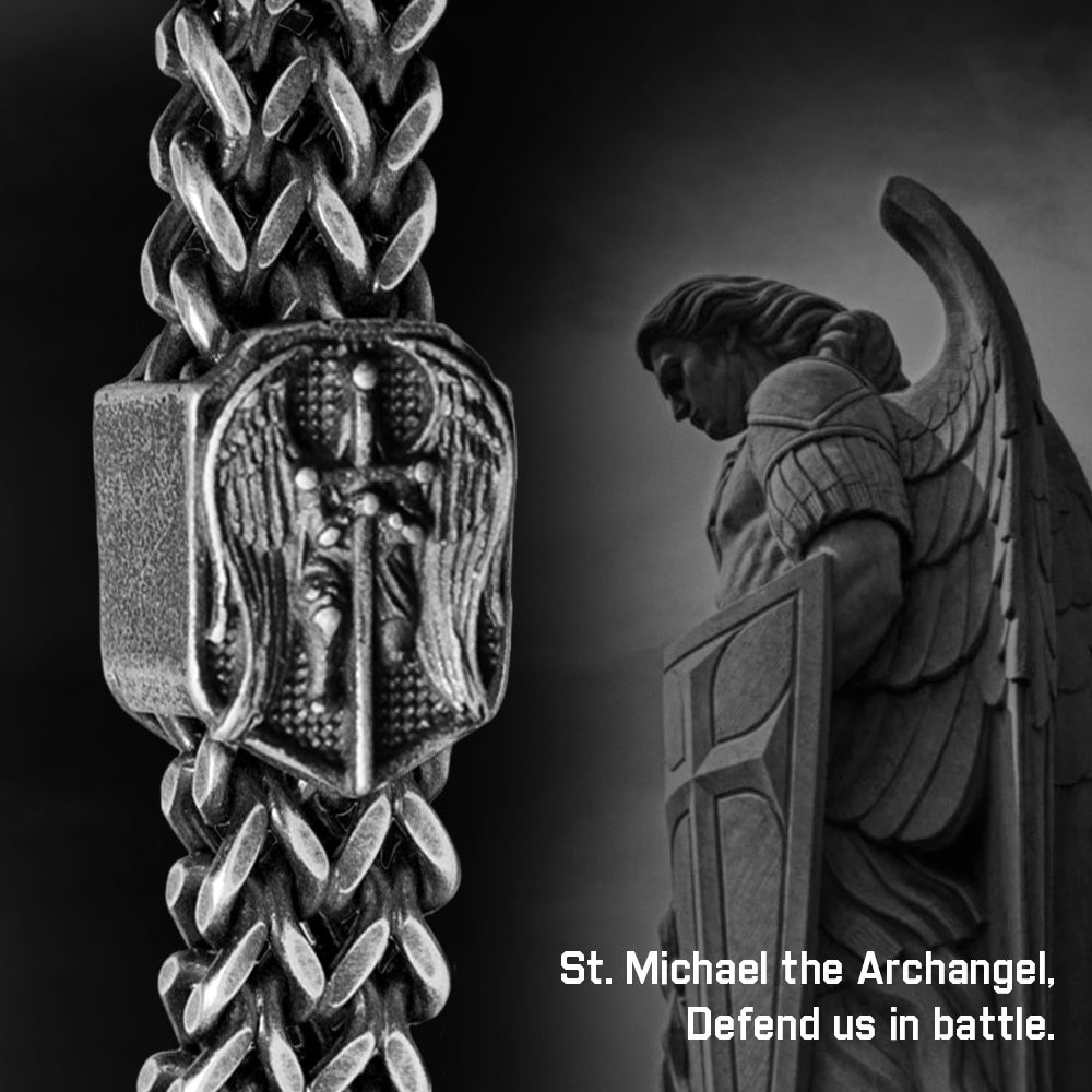 St. Michael Defend Us Bracelet - Helps Pair Veterans With A Service Dog Or Shelter Dog