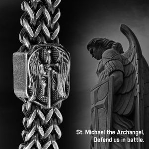 20% OFF Original Price! St. Michaels Bundle-  Men's Saint Michaels Tee and Bracelet: Helps Pair Veterans With A Service Dog or Shelter Dog