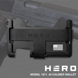 Special Offer! Model 1911 .45 Caliber Metal Wallet -Helps Pair Veterans With A Service Dog Or Shelter Dog